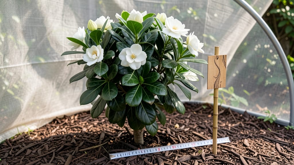 Frost-Proof Gardenia Size: Exact Height Ranges by Variety
