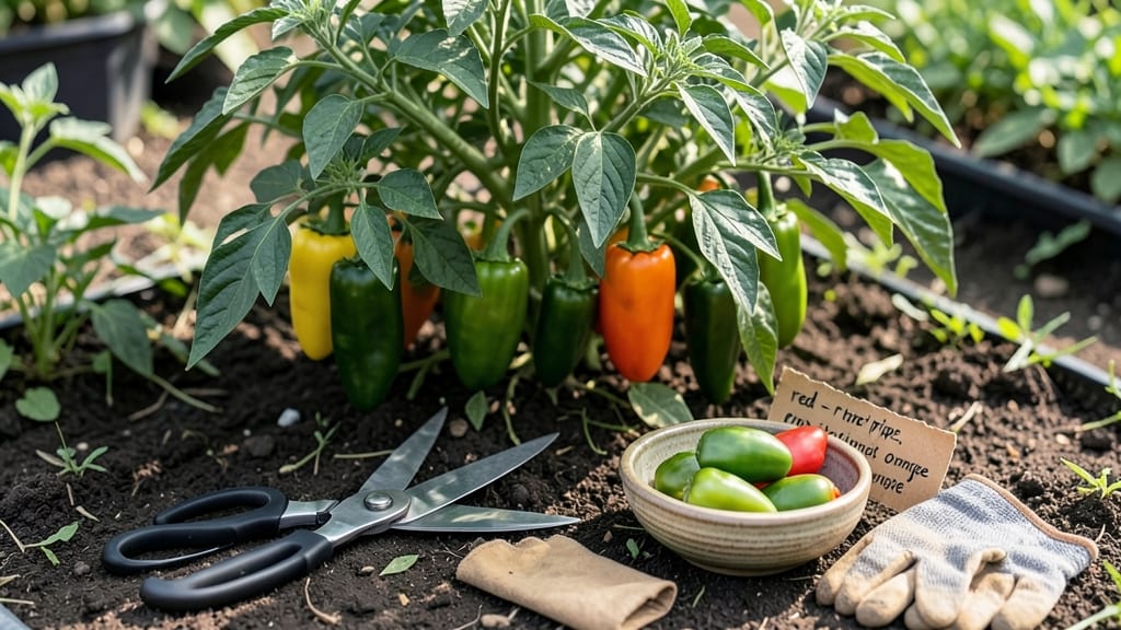 When to Pick Garden Salsa Peppers: Color-Coded Ripeness Chart for Flavor & Heat
