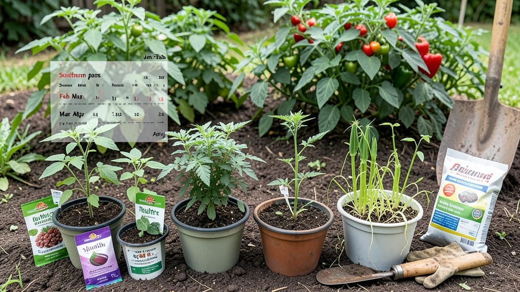 Vegetable Garden in Florida: Heat-Tolerant Planting Calendar by Month