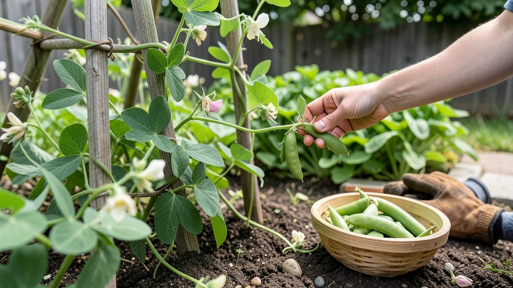 When to Pick Peas From Your Garden: Pod Size & Color Cues for Peak Flavor