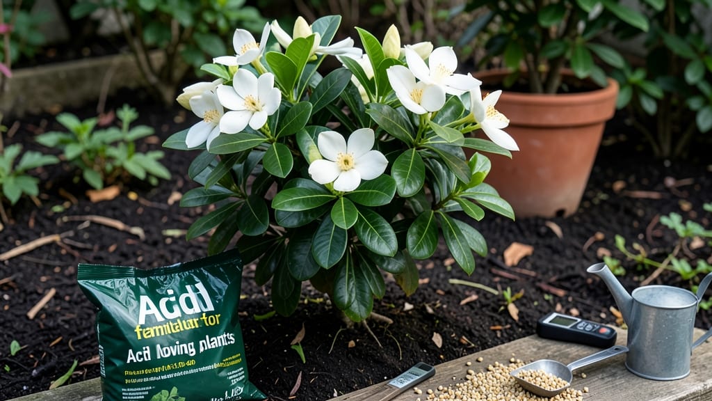 Acid Fertilizer for Gardenias: Soil pH Secrets for Year-Round Blooms