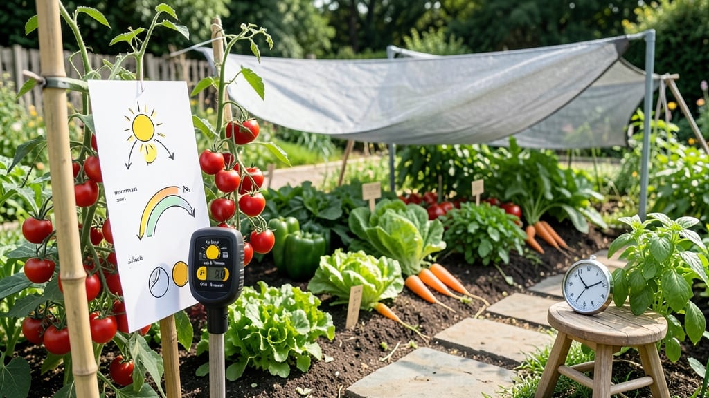 How Much Sun Does a Vegetable Garden Need: Daily Light Hours by Plant Type
