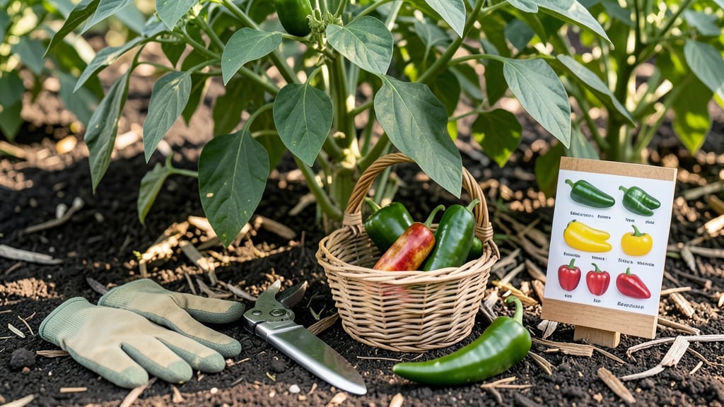 When to Pick Jalapeños From Garden: Color-Coded Ripeness Guide for Perfect Heat