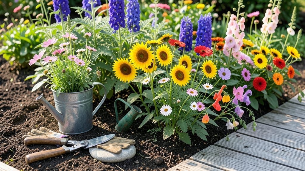 The Cutting Garden: Plant Selection and Layout for Year-Round Color
