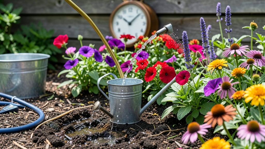 How Often to Water Flower Gardens: Seasonal Guide by Plant Type