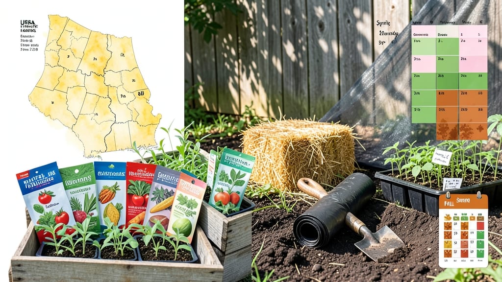 When to Plant a Vegetable Garden in Mississippi: Zone-Specific Timing for Heat-Resistant Crops