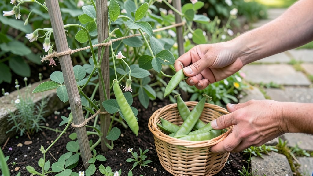 When to Harvest Garden Peas: Pods Popping with Sweetness—Test 3 Simple Tricks