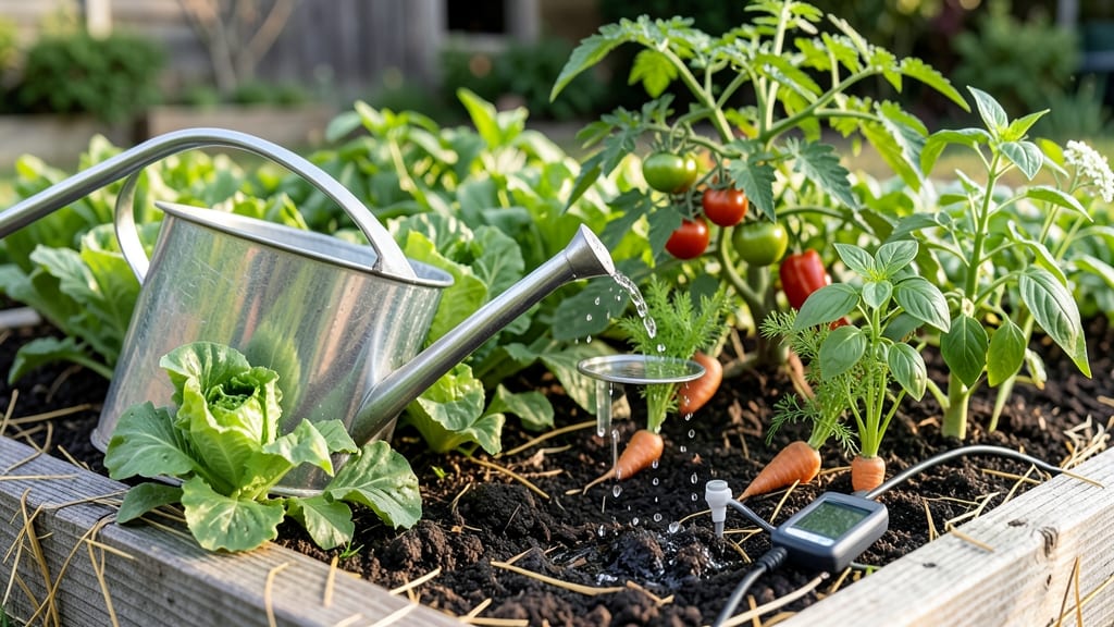 How Long to Water Vegetable Gardens: Deep-Soil Check Method for Root Health