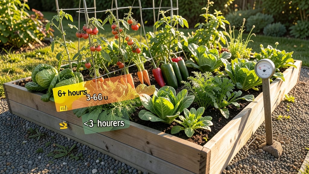 How Much Sunlight Does a Vegetable Garden Need: Daily Hours by Plant Type